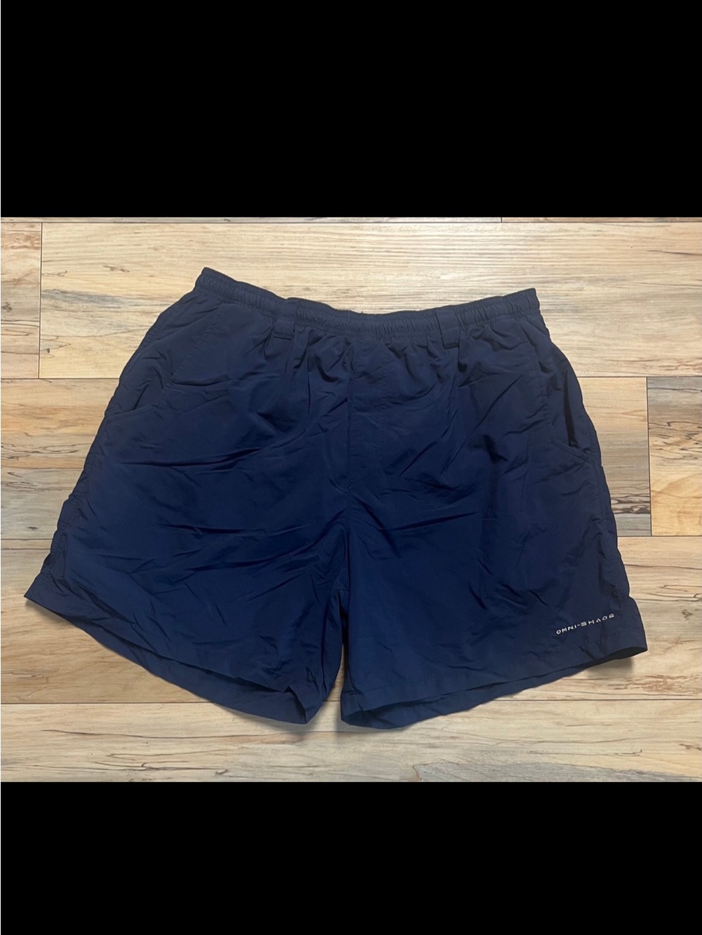Men's - Size Large - Columbia Omni-Shade PFG Shorts - Navy Blue